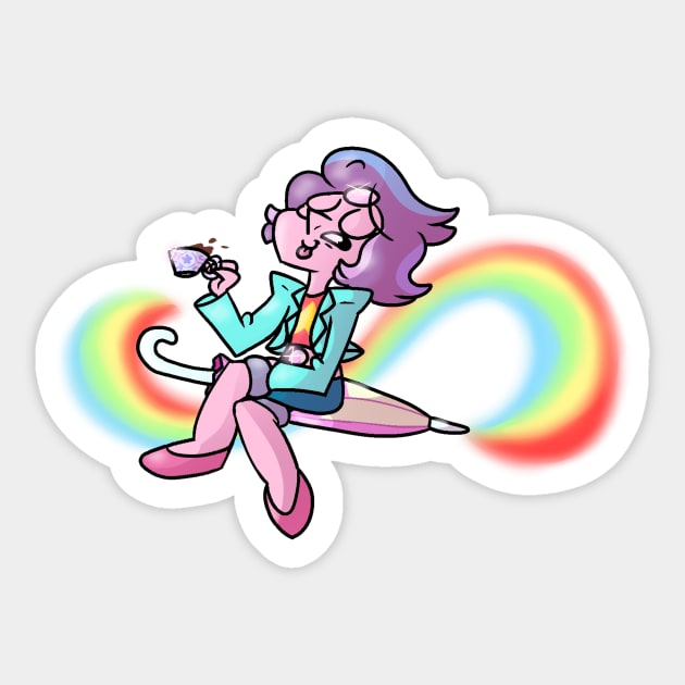 rainbow quartz 2.0 Sticker by RainbowRat3